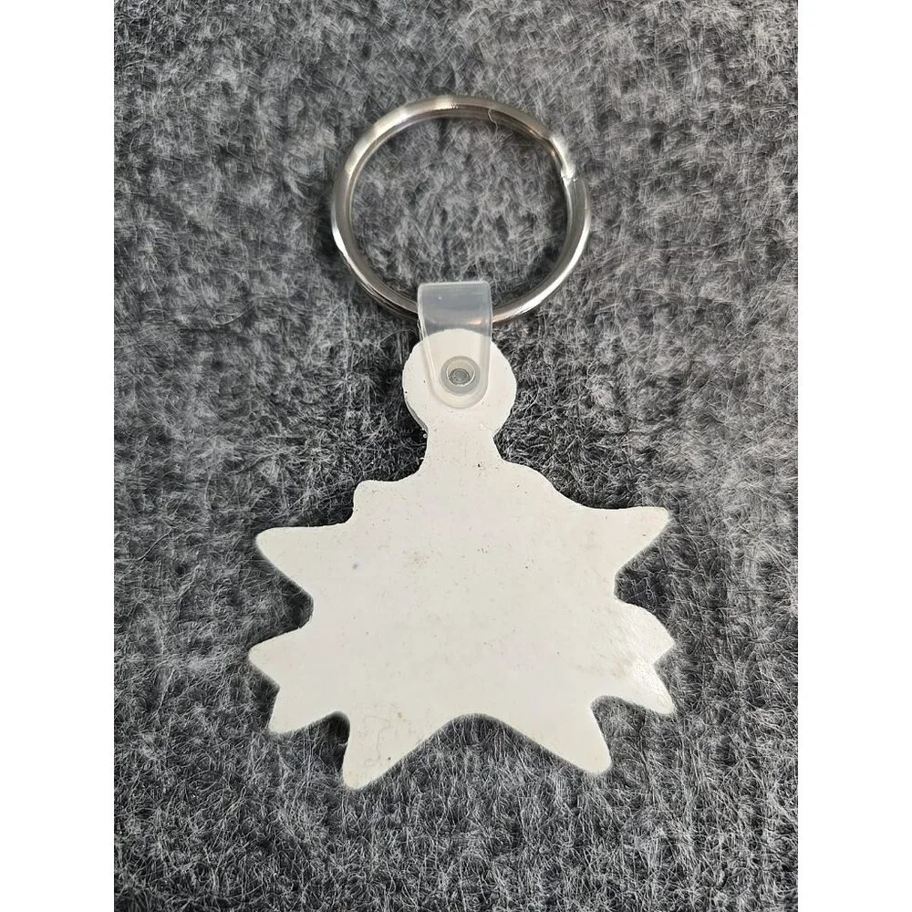Keychain MLB All Star Game 1997 Indians made in USA Rubber